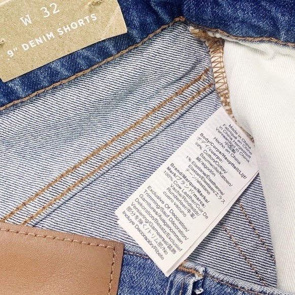 NWT Madewell Mens 9” Denim Shorts In Eastchase Medium Blue Wash - Picture 9 of 9